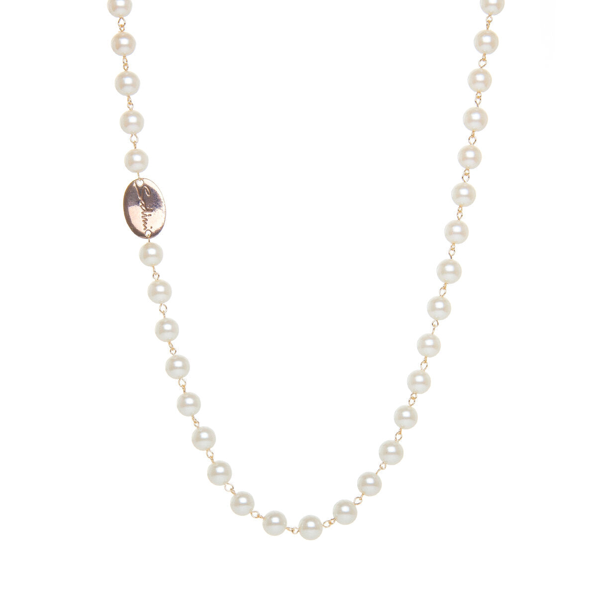 Long pearl necklace Pearl - Gold - Sodini Bijoux