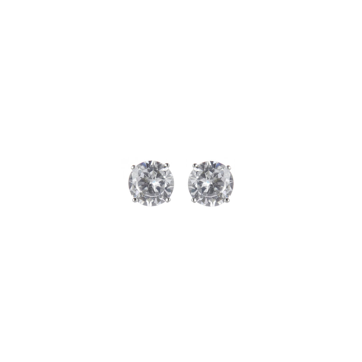 Earrings with precious cubic zirconia Pearl - White - Sodini Bijoux