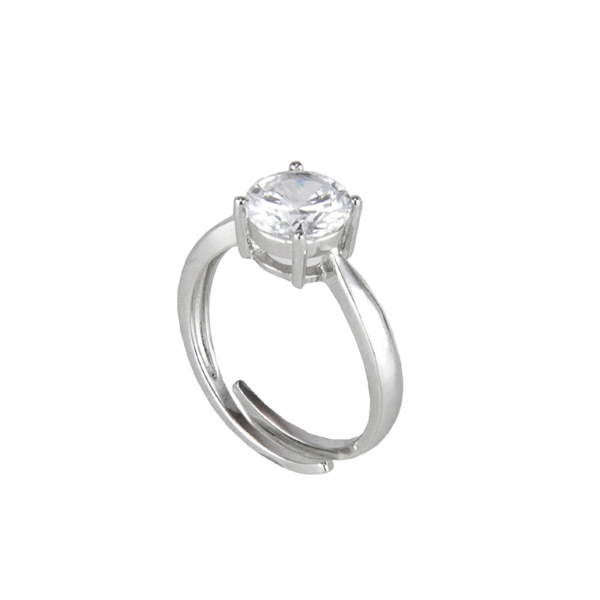 Solitaire ring Pearl - White - Sodini Bijoux