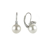 Piccoli orecchini con perla e zircone Pearl - Bianco - Sodini Bijoux