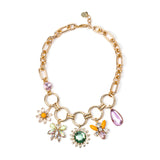 Girocollo catena e pendenti Flora - Multicolor - Sodini Bijoux