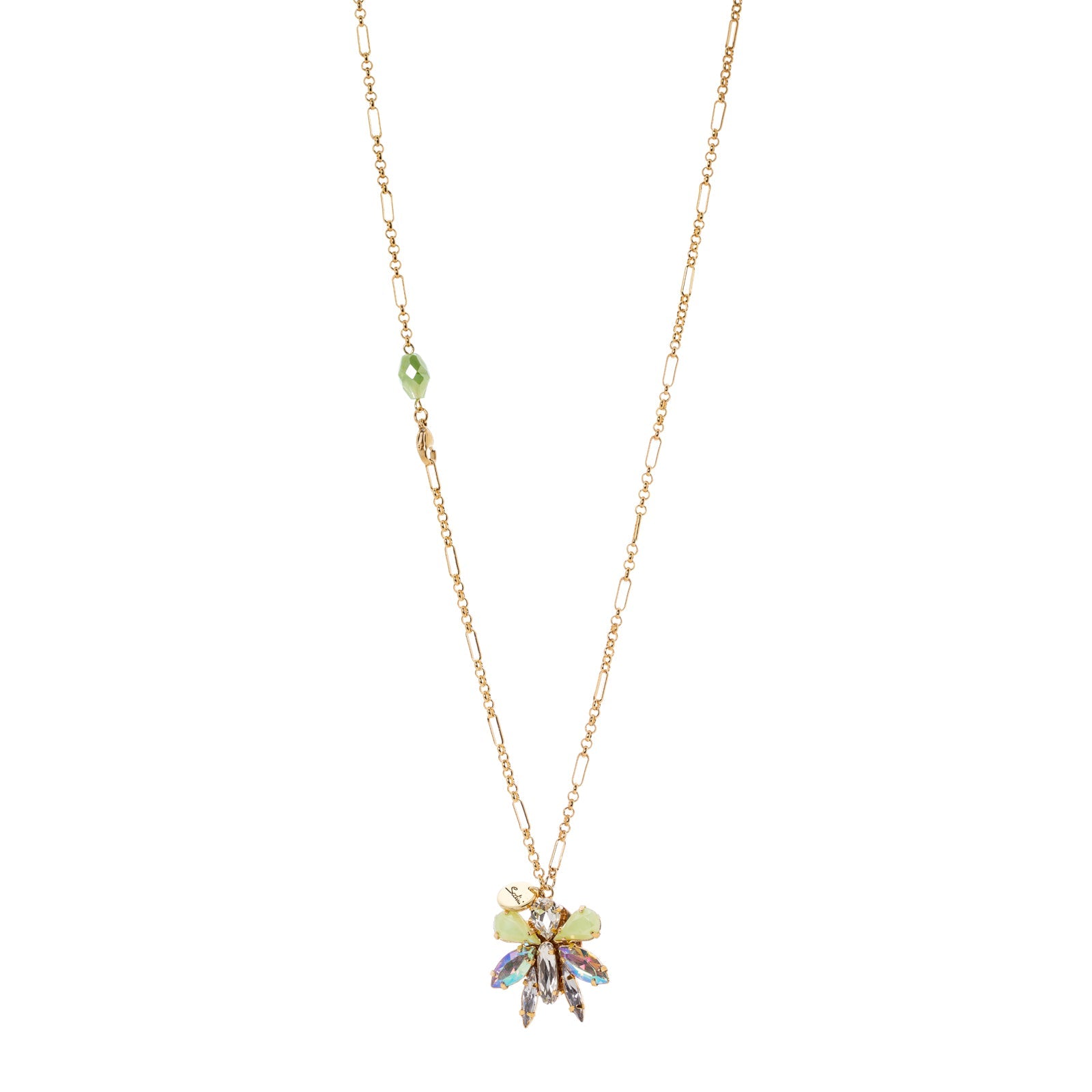 Long necklace with dangling insect Flora - ["Multicolor"] - Sodini Bijoux