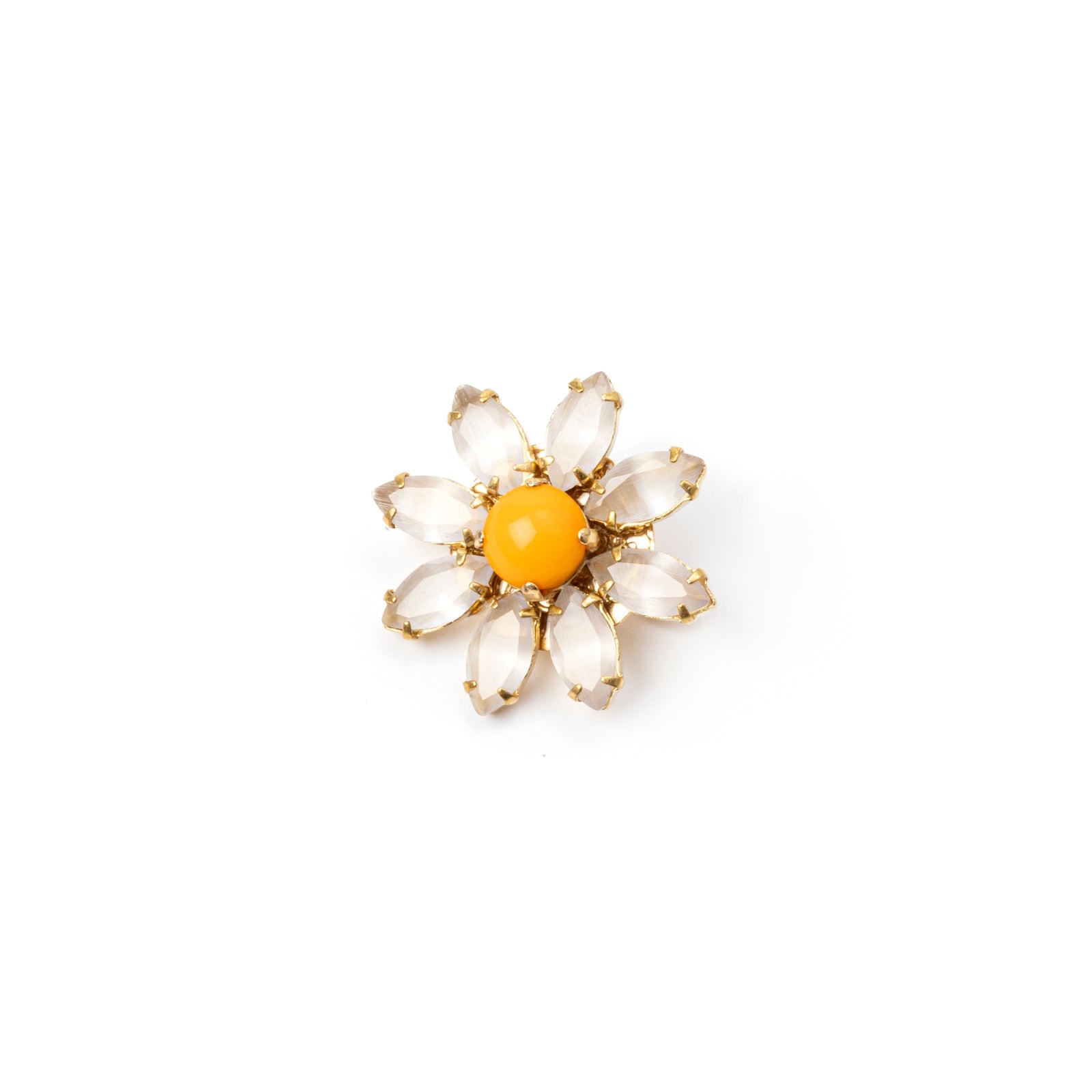 Brooch with little daisy Flora - Multicolor - Sodini Bijoux