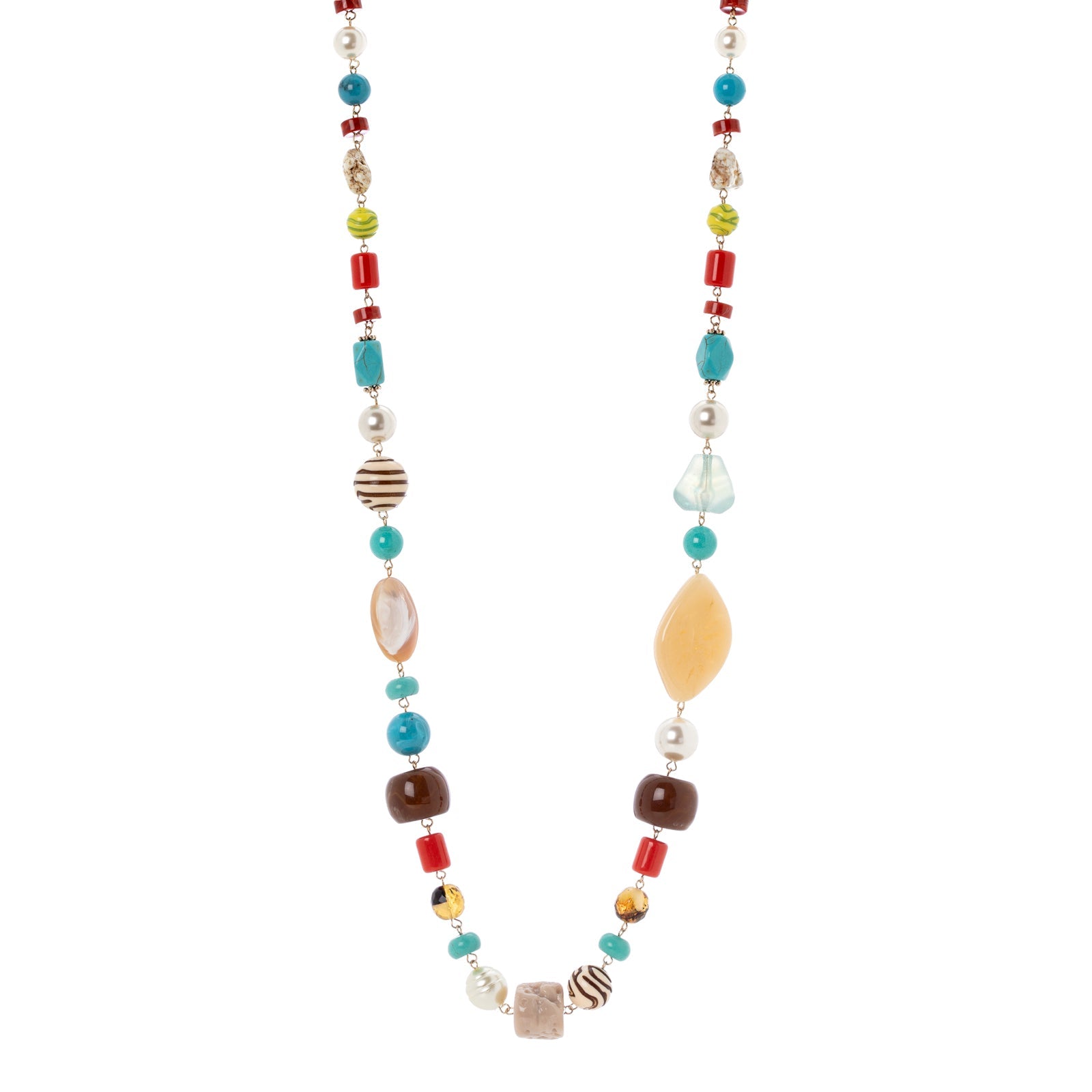 Collana lunga Partenope - Multicolor - Sodini Bijoux