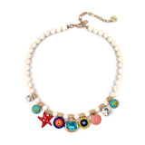 Girocollo boule e pendenti Partenope - Multicolor - Sodini Bijoux