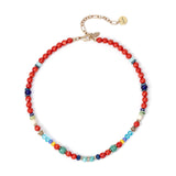 Collana corta boule e piccoli charm Partenope - Multicolor - Sodini Bijoux