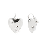 Orecchini cuore e monachella Amaranta - Argento - Sodini Bijoux