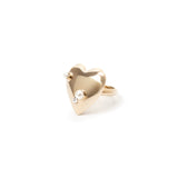 Anello con cuore Amaranta - Oro - Sodini Bijoux