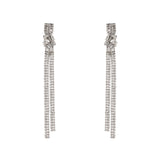 Long earrings Diana - White - Sodini Bijoux