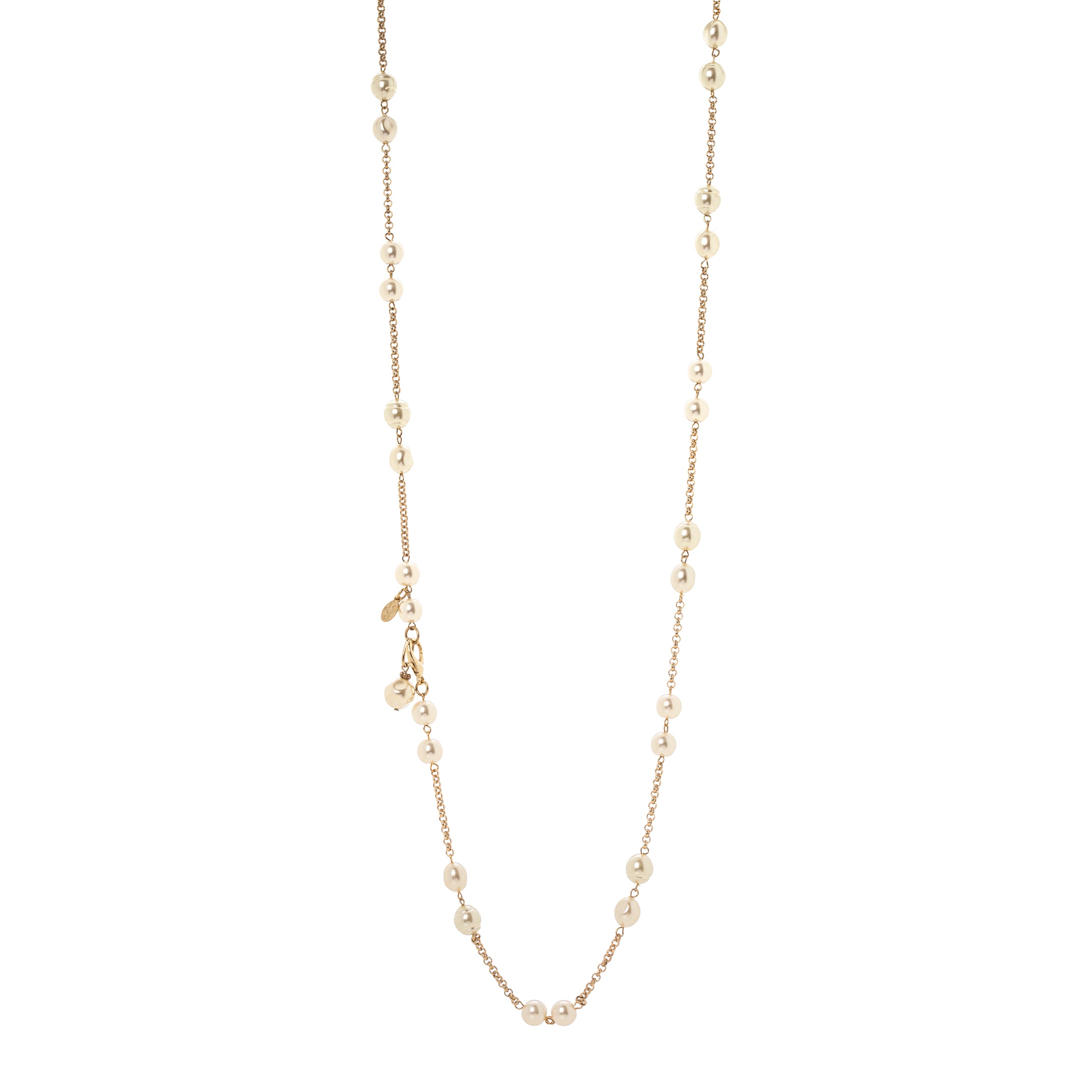 Long necklace Kelly - White - Sodini Bijoux