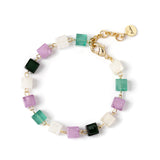 Bracciale a piccoli cubi Kaaba - Multicolor - Sodini Bijoux