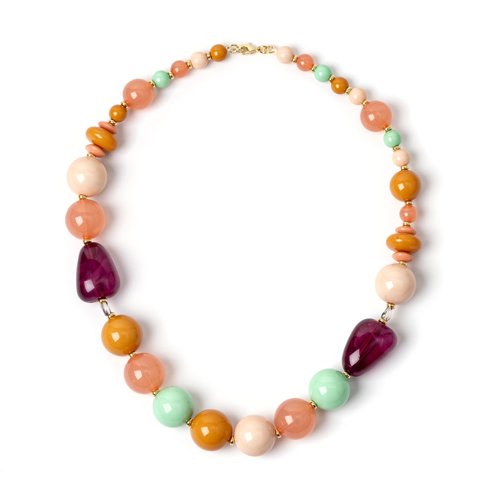 Collana a boule variegate Chantal - Multicolor - Sodini Bijoux