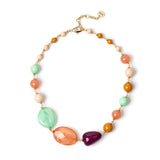 Collana corta a boule incatenate Chantal - Multicolor - Sodini Bijoux