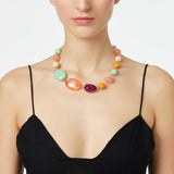 Collana corta a boule incatenate Chantal - Multicolor - Sodini Bijoux