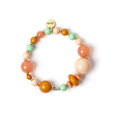 Variegated boules elastic bracelet Chantal - Multicolor - Sodini Bijoux