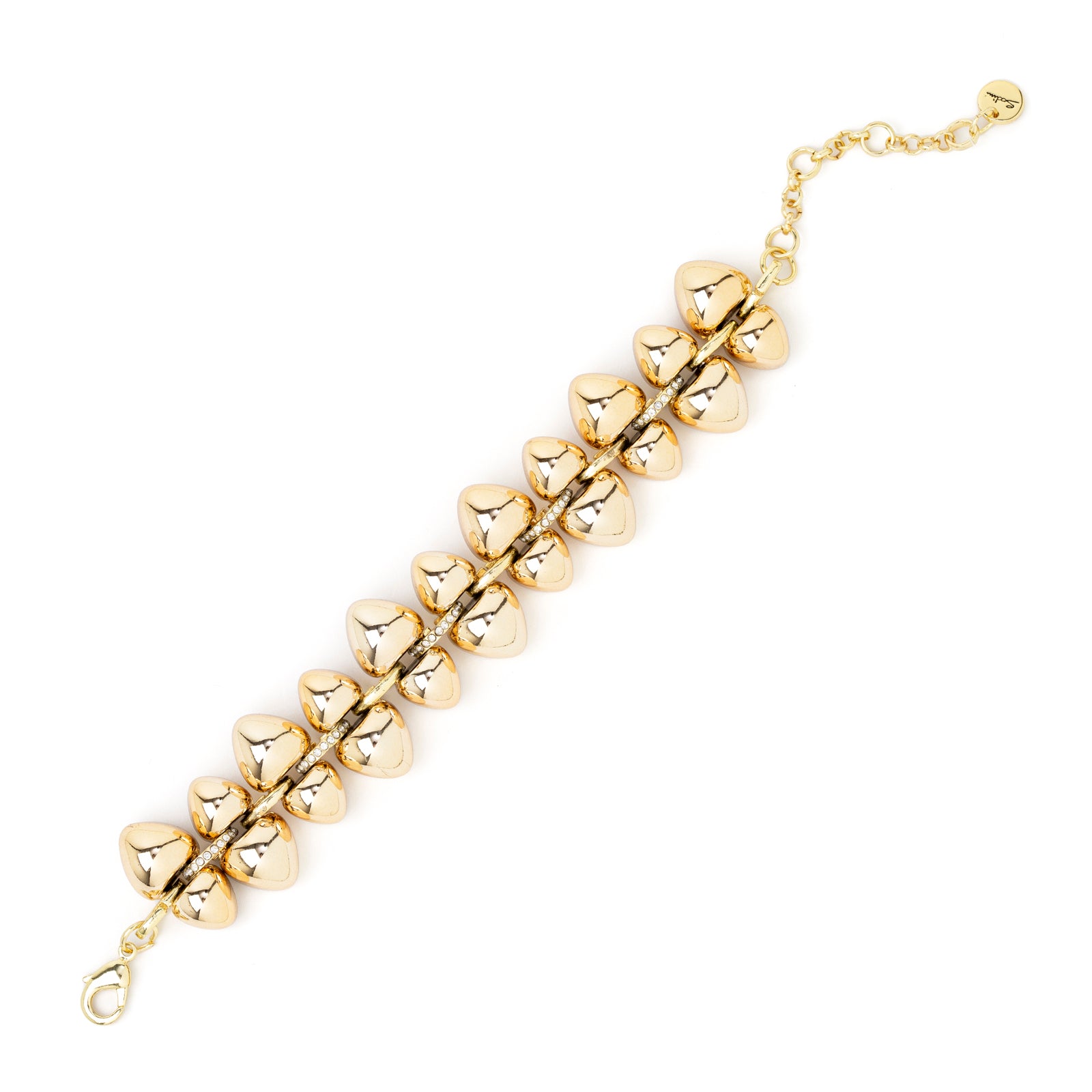 Bracelet with metal gems Cocoon - Oro - Sodini Bijoux