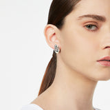 Two metal gems earrings Cocoon - Argento - Sodini Bijoux