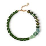 Jane Fluorite necklace and Jane - Green - Sodini Bijoux