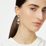 Orecchini a tre cabochon Blossom - Multicolor - Sodini Bijoux