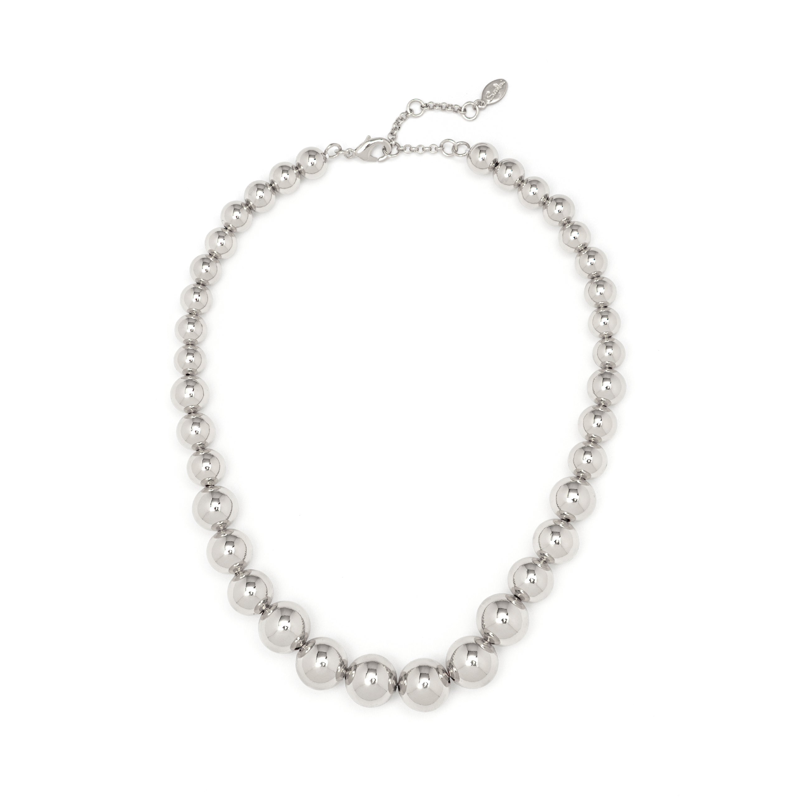 Degrade short necklace Sissi - Silver - Sodini Bijoux