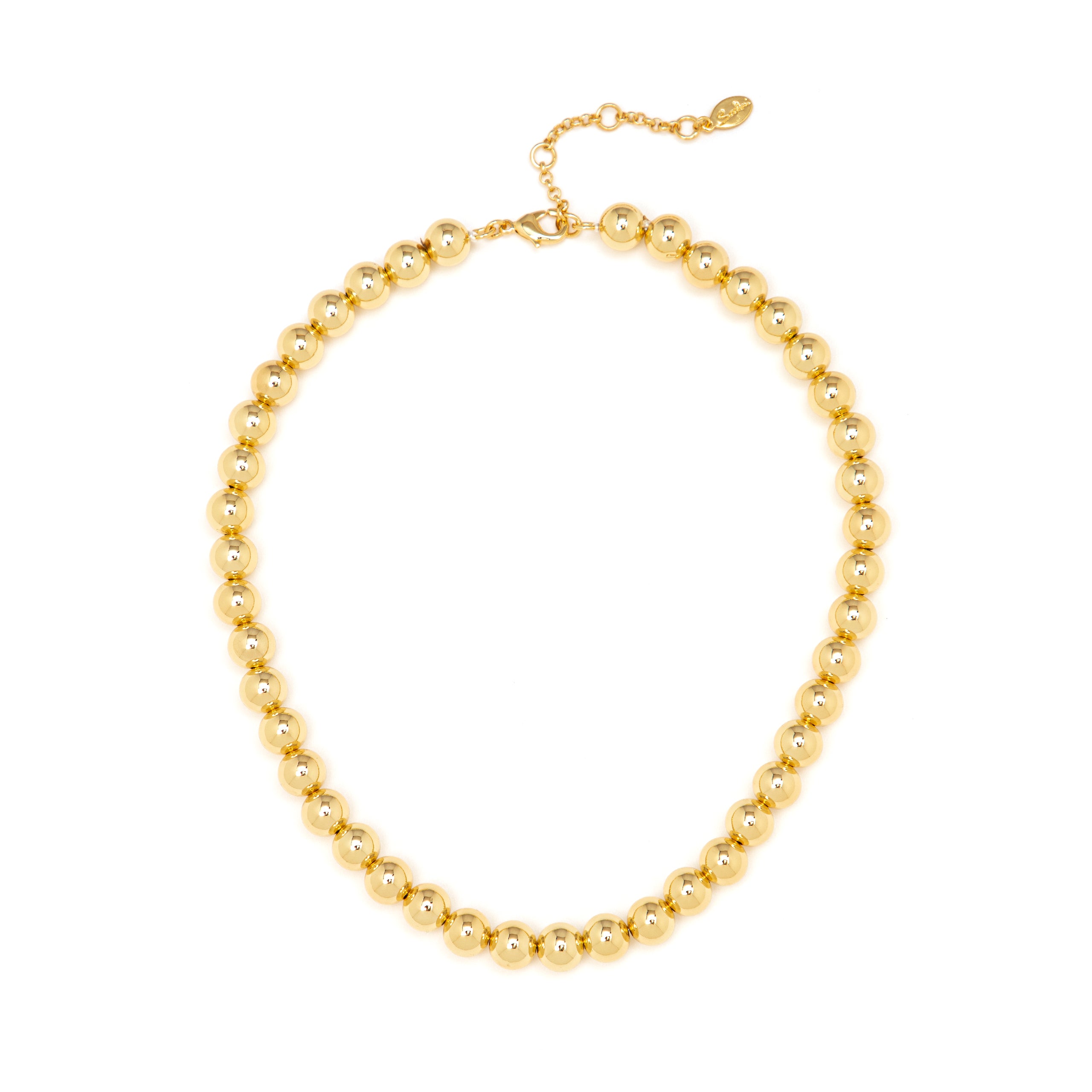 Necklace short big boule Sissi - Gold - Sodini Bijoux