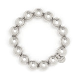 Elastic maxi boule bracelet Sissi - Silver - Sodini Bijoux