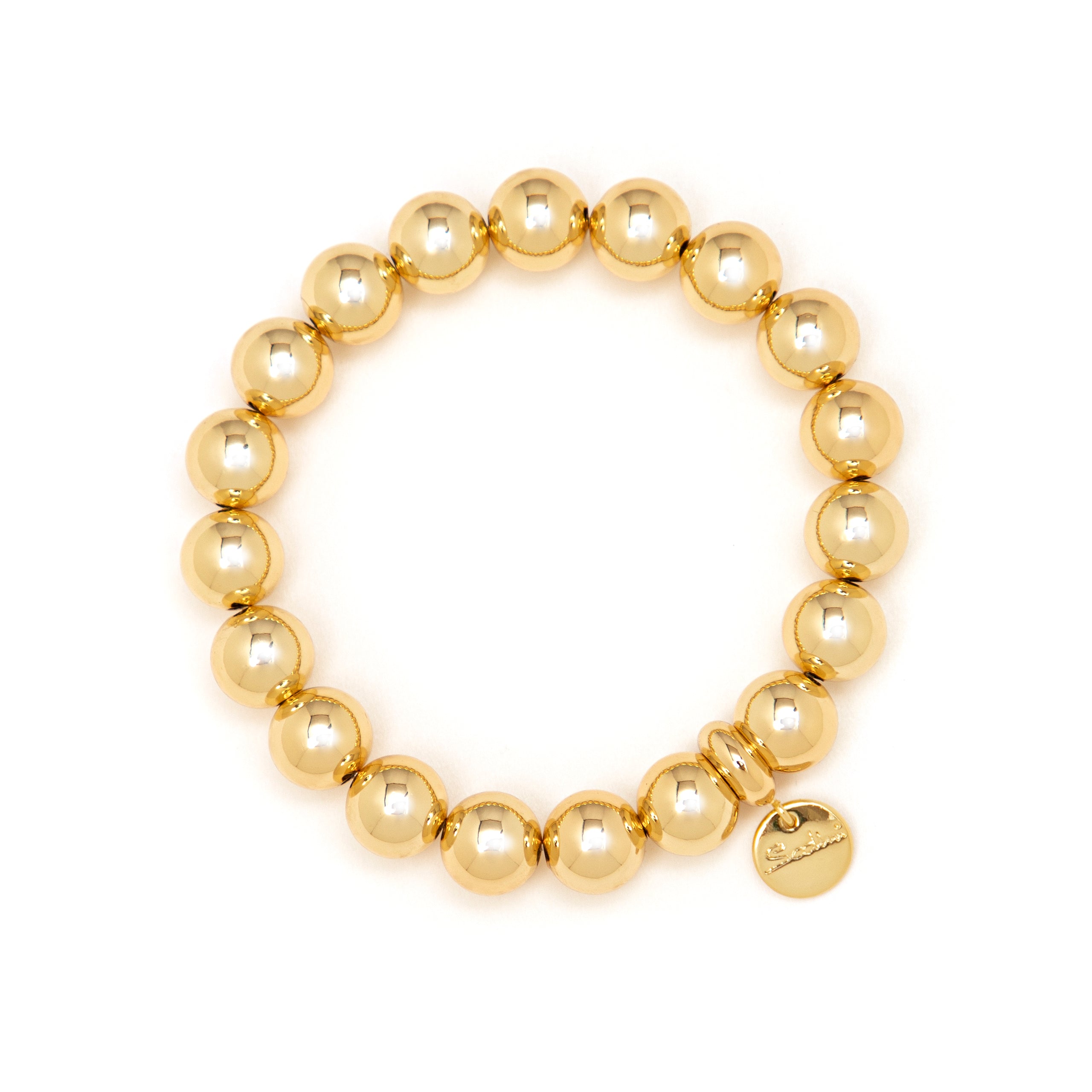 Elastic boule bracelet Sissi - Gold - Sodini Bijoux