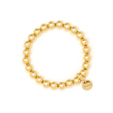 Elastic bracelet small boule Sissi - Gold - Sodini Bijoux