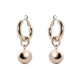 Boule and headband earrings Sissi - Bronze - Sodini Bijoux