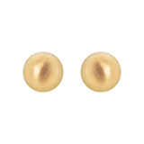 Dome earrings Sissi - Matt gold - Sodini Bijoux