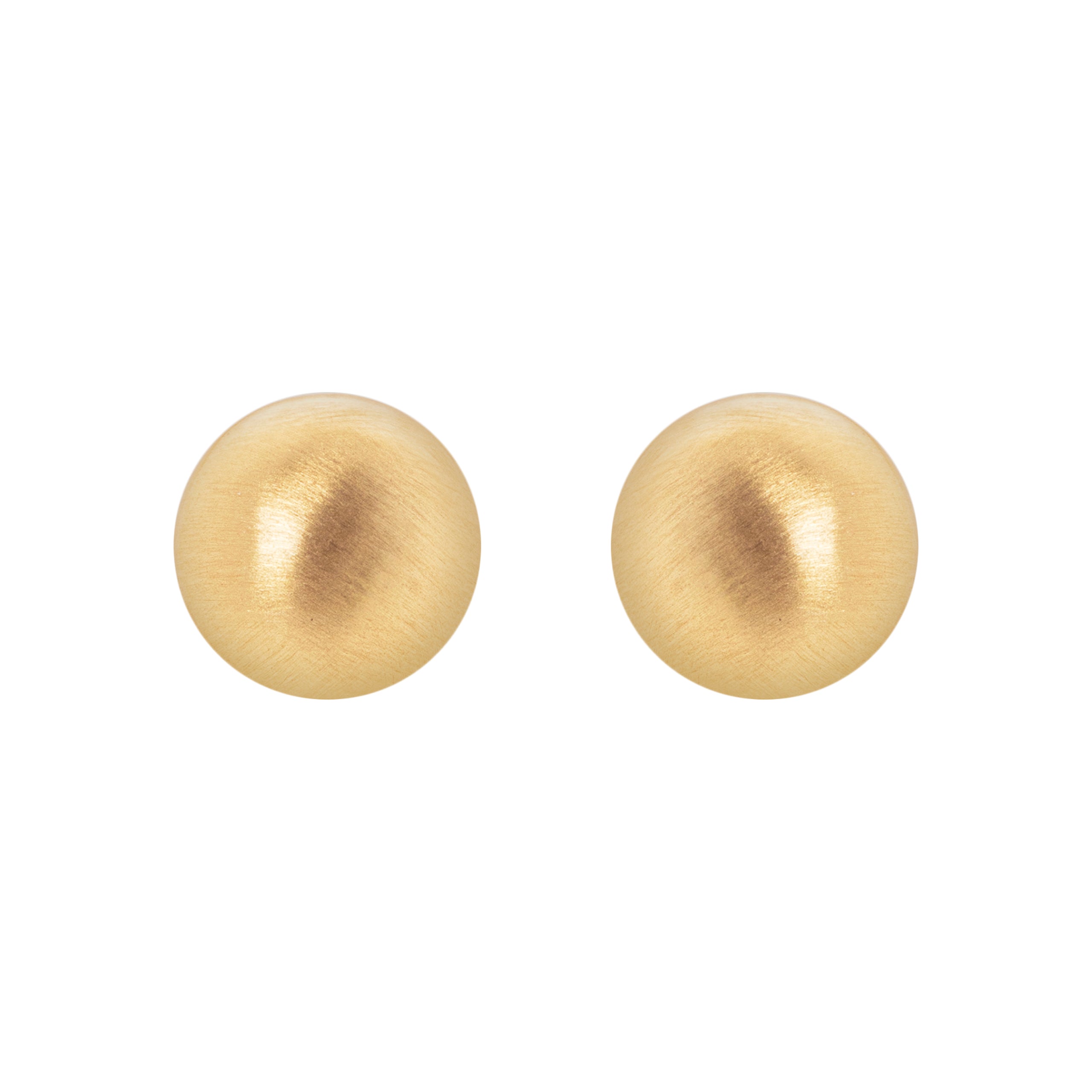 Dome earrings Sissi - Matt gold - Sodini Bijoux