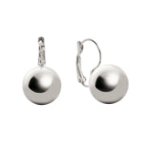 Earrings big sphere Sissi - Silver - Sodini Bijoux