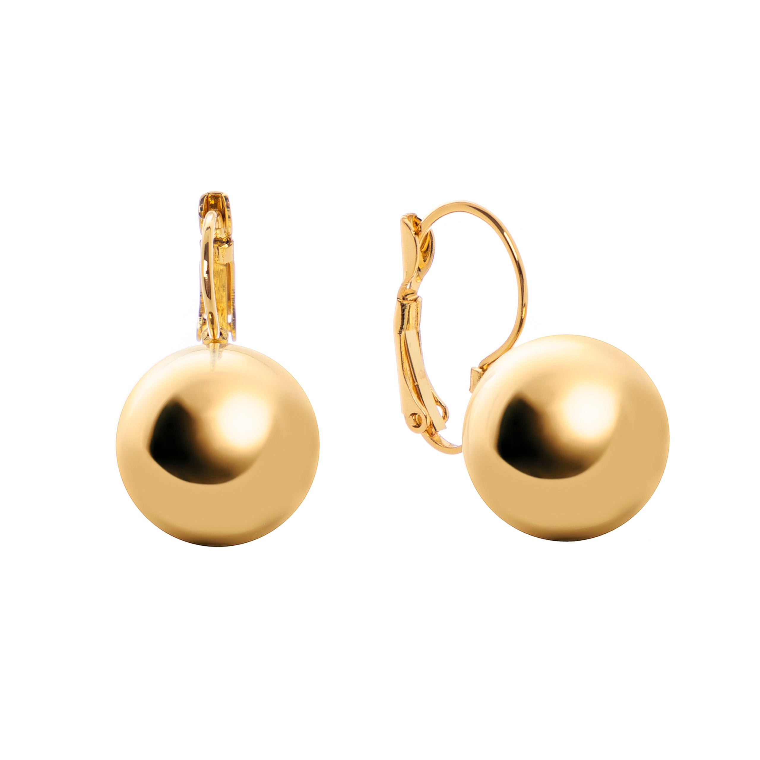 Large sphere earrings Sissi - Gold - Sodini Bijoux