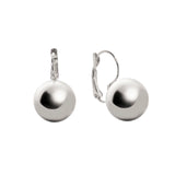 Nunnery earrings with sphere Sissi - Silver - Sodini Bijoux