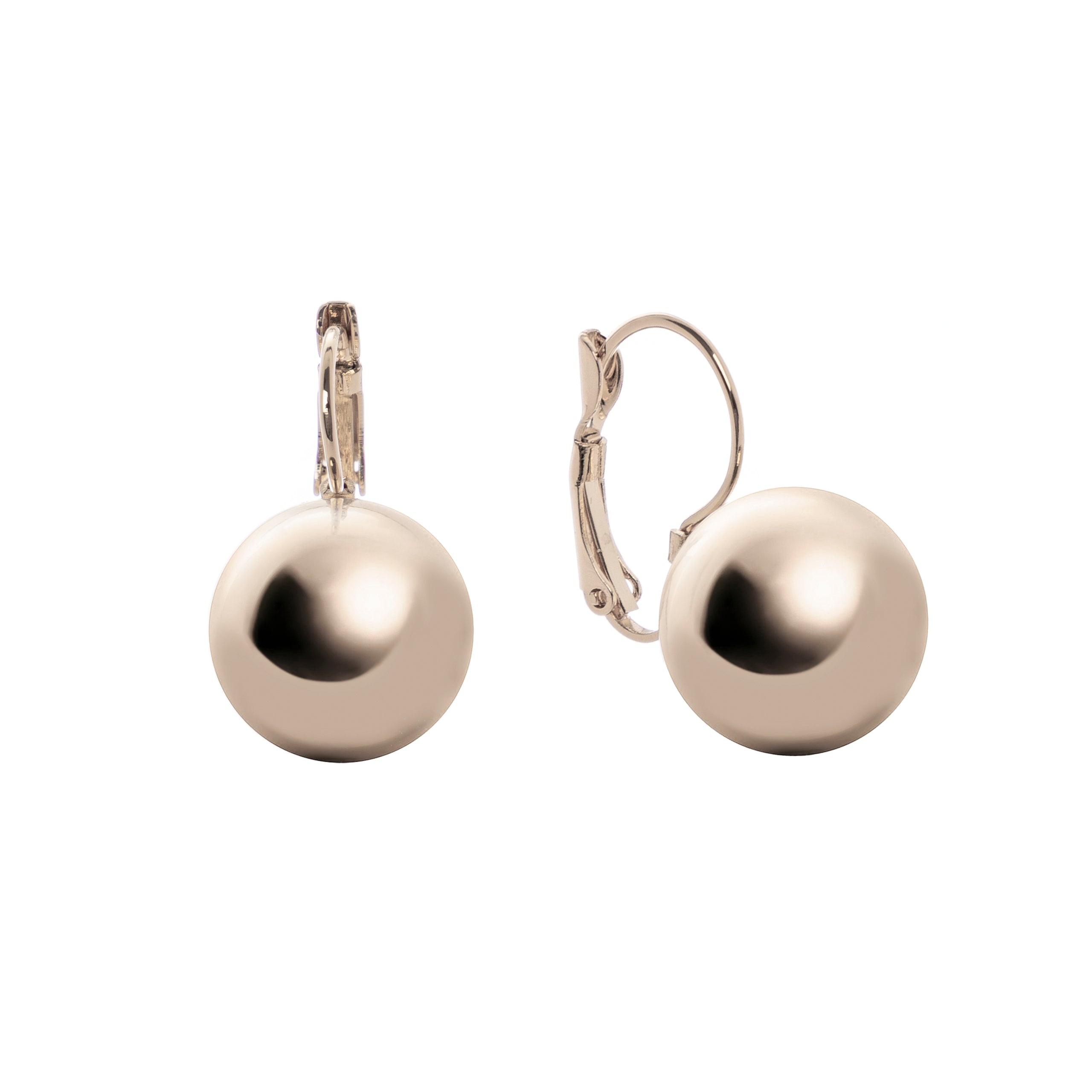 Nunnery earrings with sphere Sissi - Bronze - Sodini Bijoux