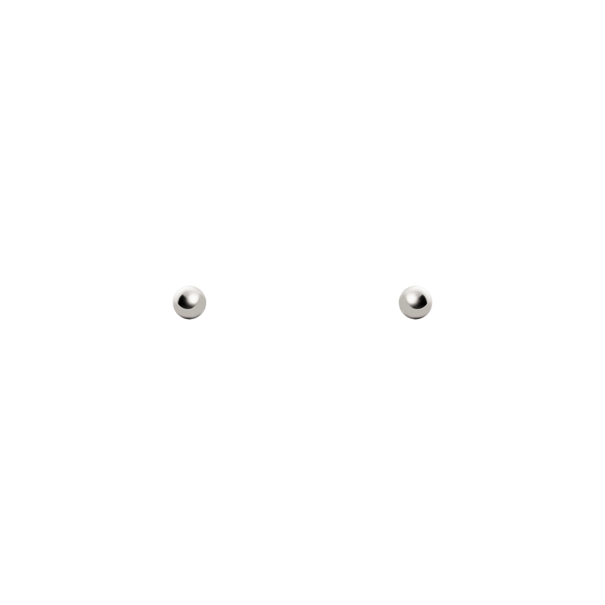 Small ball earrings Sissi - Silver - Sodini Bijoux