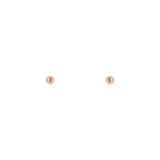 Small ball earrings Sissi - Matt bronze - Sodini Bijoux