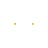 Small ball earrings Sissi - Matt gold - Sodini Bijoux