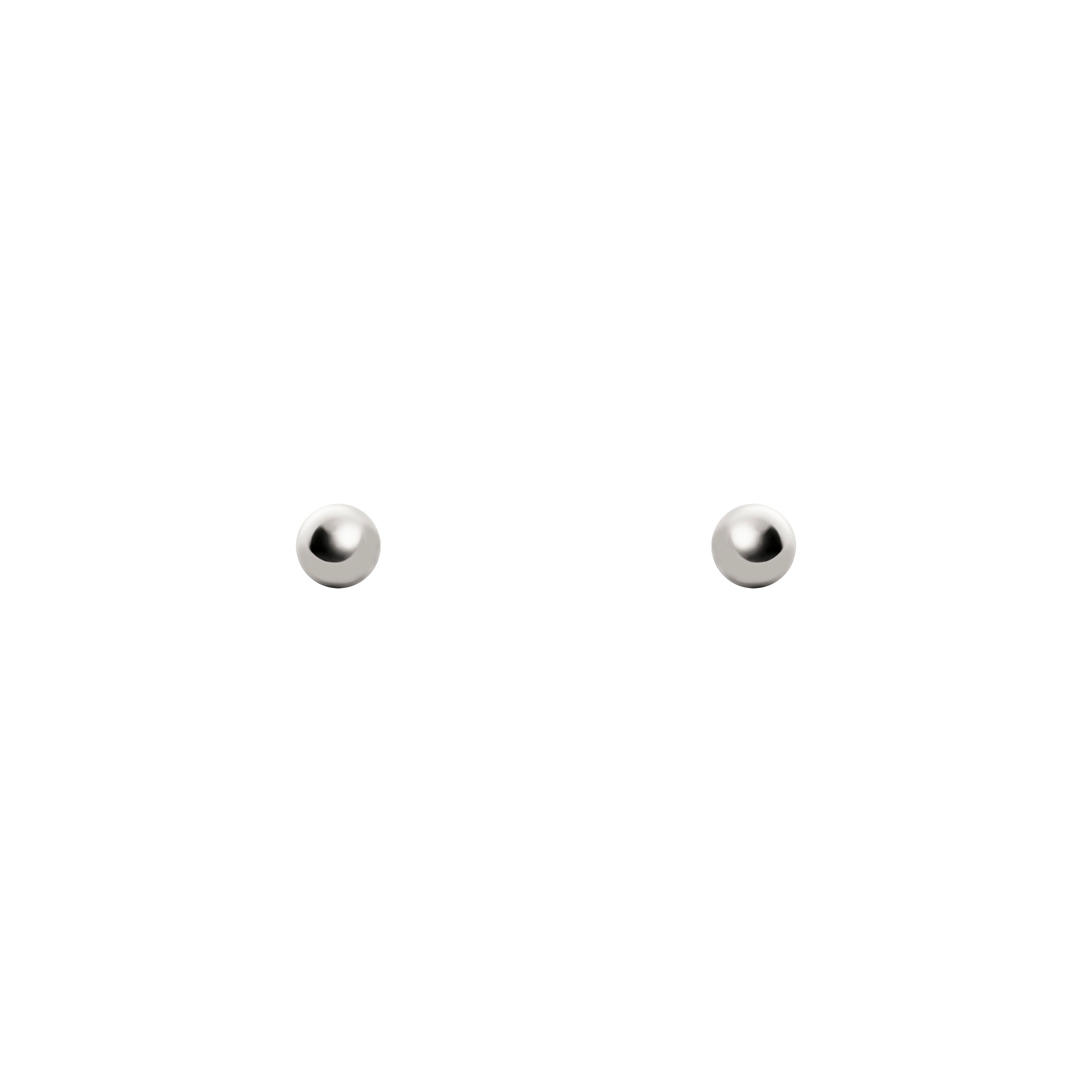 Small ball earrings Sissi - Silver - Sodini Bijoux