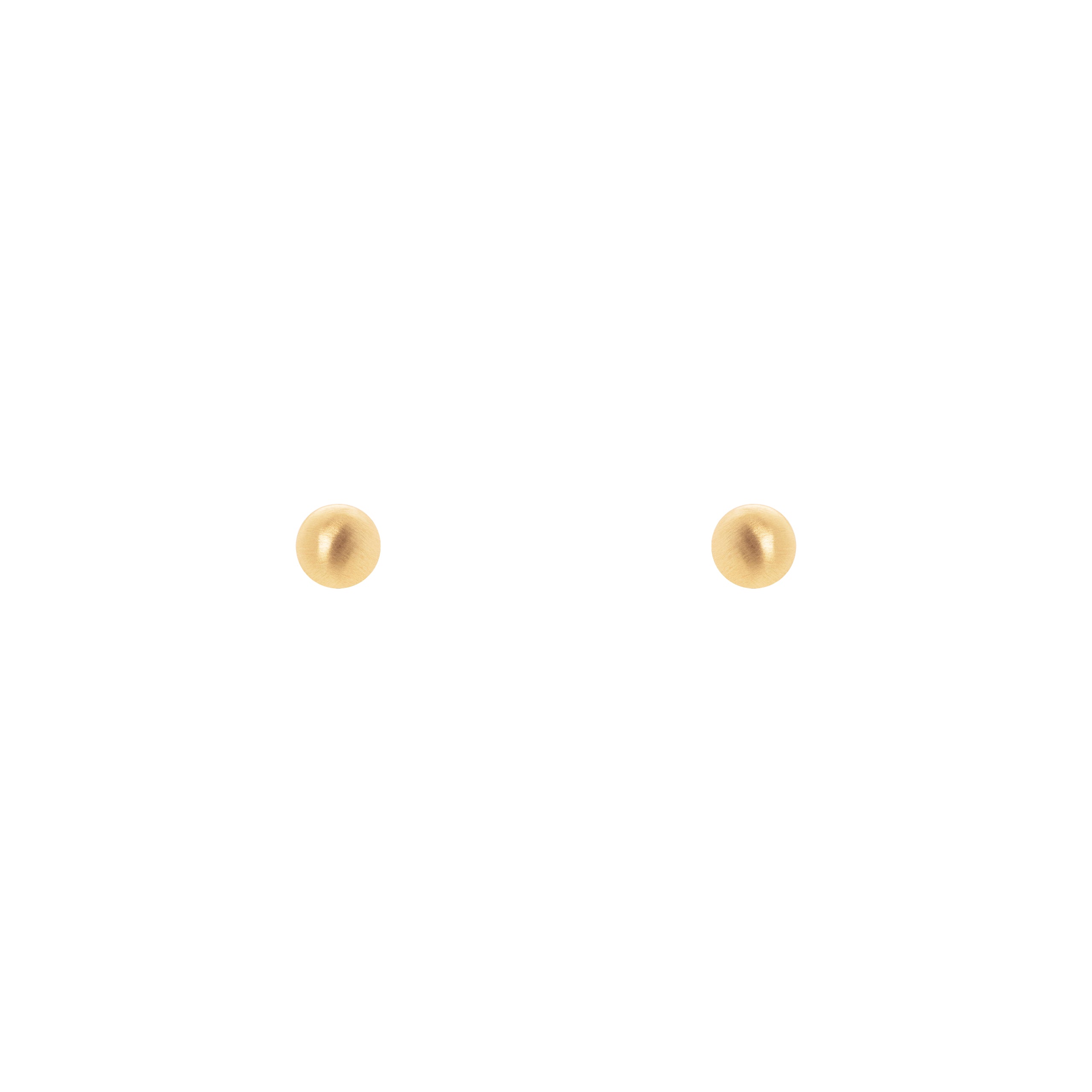 Ball earrings Sissi - Matt gold - Sodini Bijoux