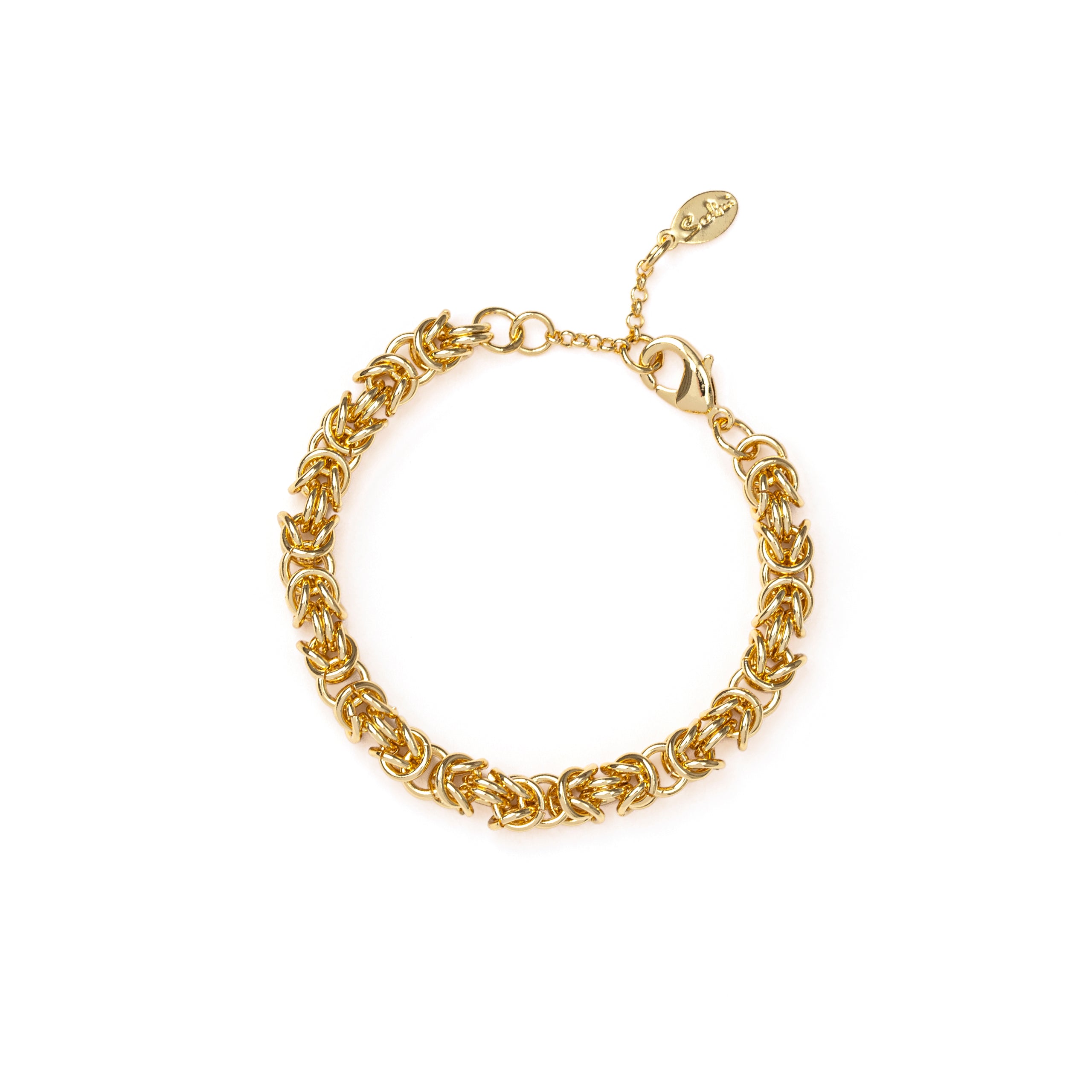 Bracciale maglia bizantina Cleopatra - Oro - Sodini Bijoux