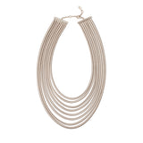 Multi-strand necklace Cleopatra - Bronze - Sodini Bijoux