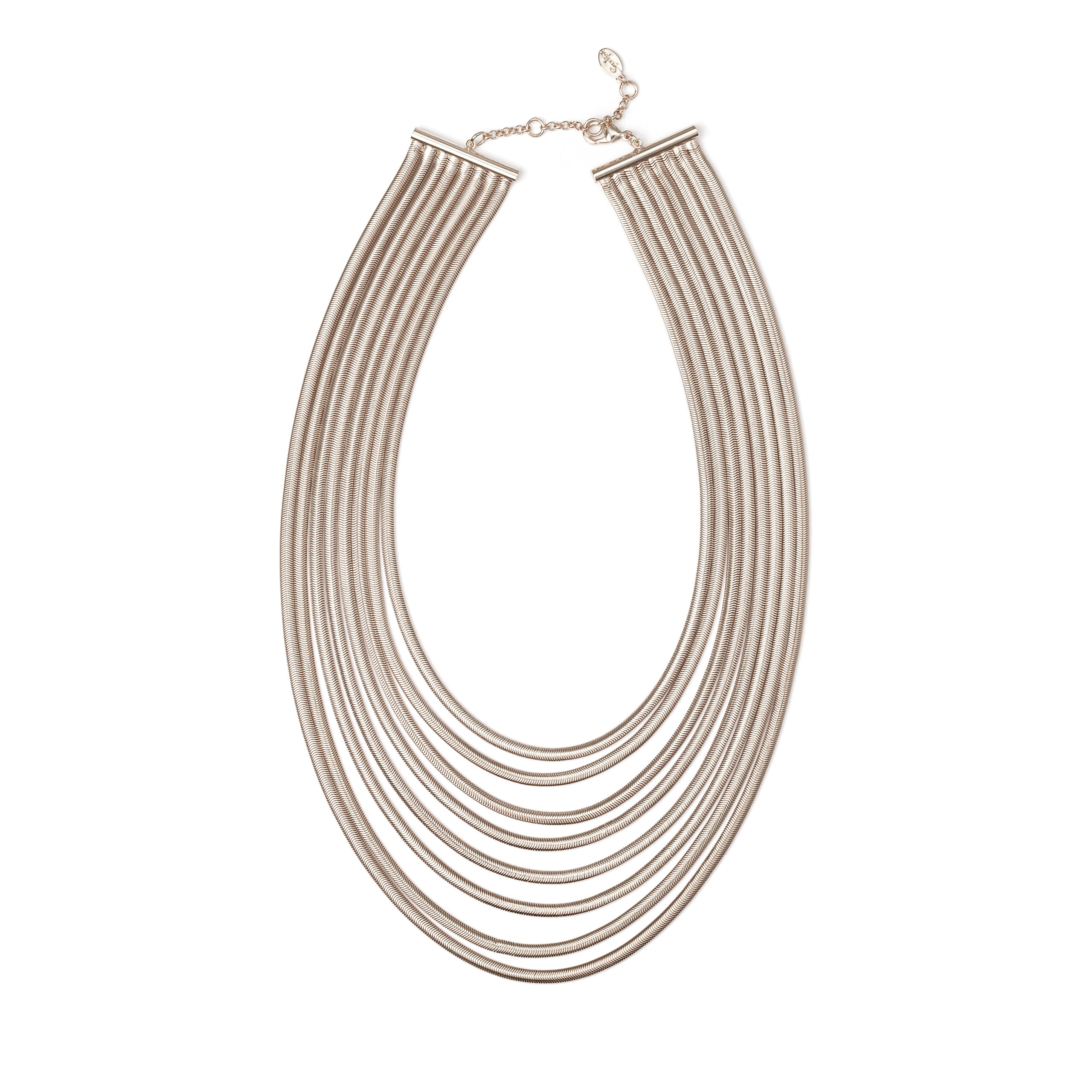 Multi-strand necklace Cleopatra - Bronze - Sodini Bijoux