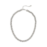 Braided chain necklace Cleopatra - Silver - Sodini Bijoux