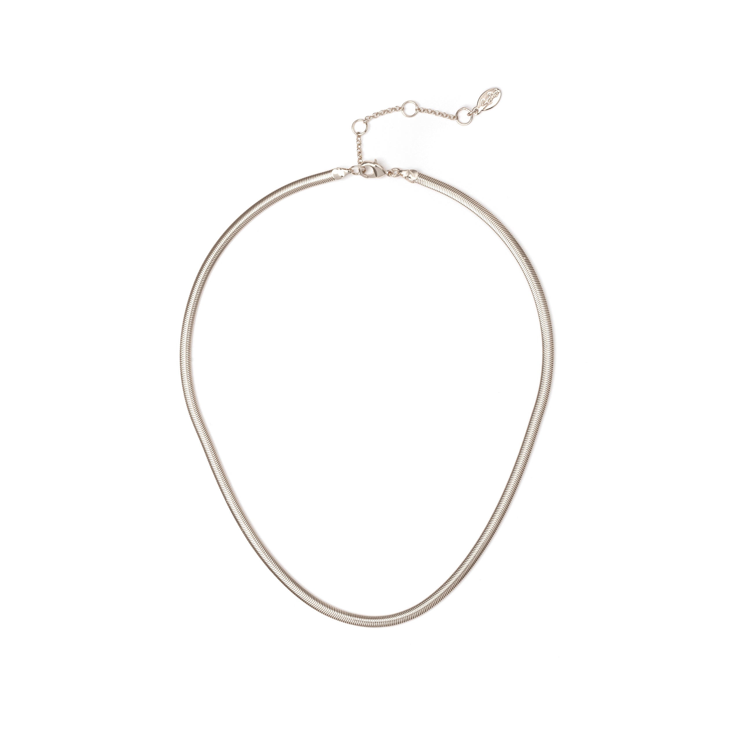 Light short serpentine necklace Cleopatra - Bronze - Sodini Bijoux