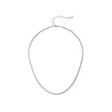 Short light serpentine necklace Cleopatra - Silver - Sodini Bijoux