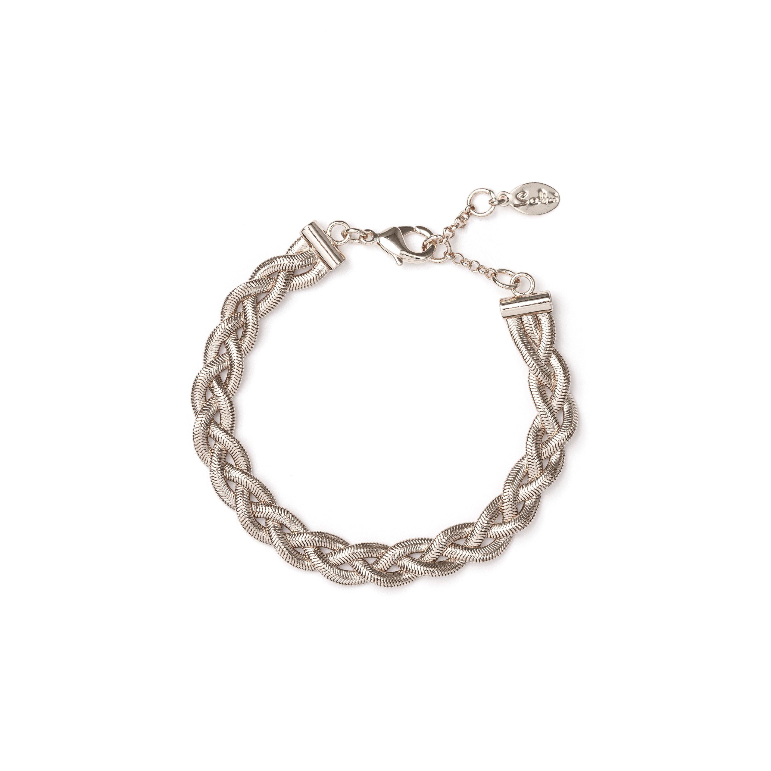 Braided chain bracelet Cleopatra - Bronze - Sodini Bijoux