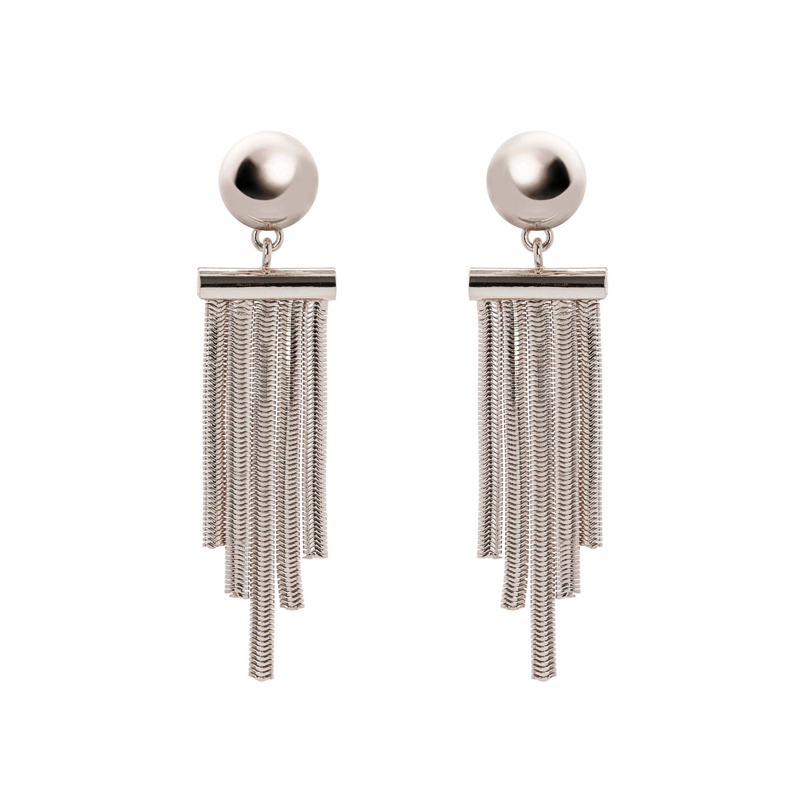 Barrette and fringe earrings Cleopatra - Bronze - Sodini Bijoux