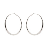 Big hoop earrings Isabel - Silver - Sodini Bijoux