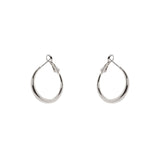 Small hoop earrings Isabel - Silver - Sodini Bijoux